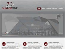 Tablet Screenshot of dunlopndt.com